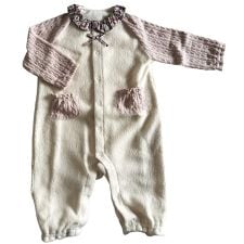 育児工房(Ikuji-Kobo)のオーガニックベビーカバーオール(リバティプリント使用)