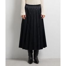 LIMONTA East サテンプリーツスカート
