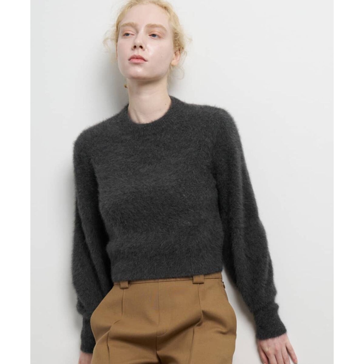 ダブルフェイスVネックニット | ランバン オン ブルー(LANVIN en Bleu