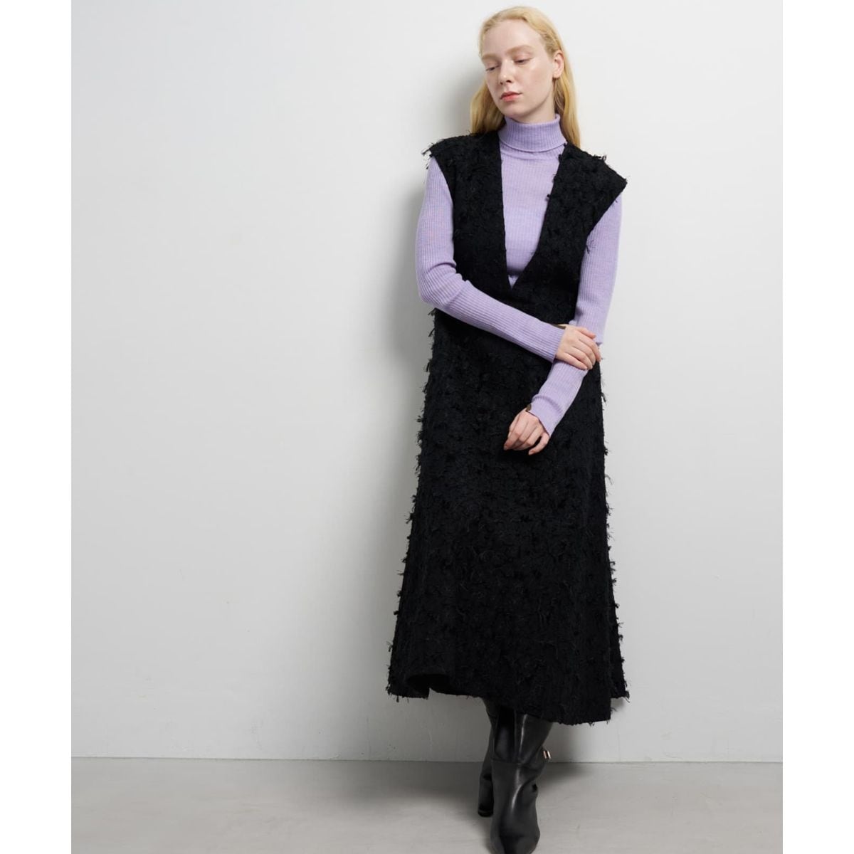 ダブルクロスジャンバースカート | ランバン オン ブルー(LANVIN en