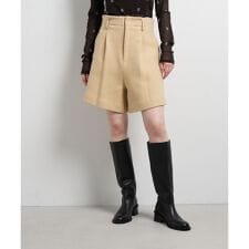 ツイード/ウールメルトン ショートパンツ