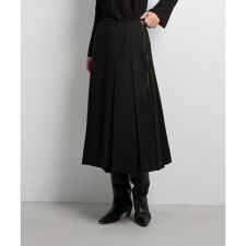 ランバン オン ブルー(LANVIN en Bleu)のカルゼステッチプリーツスカート