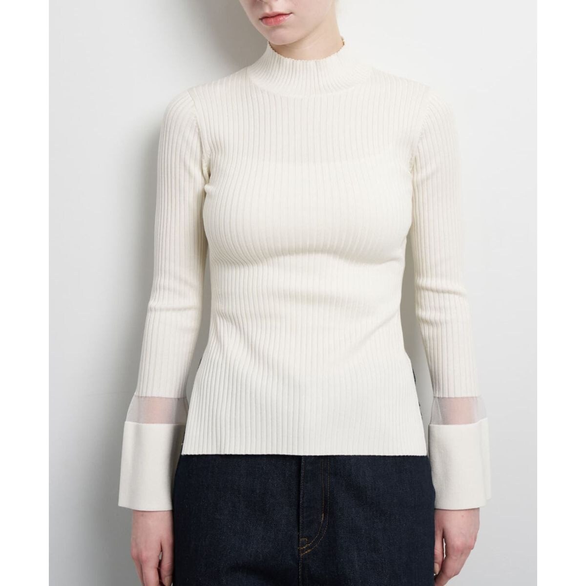 キャラクタージャガード編みニットセーターカウチン ジップブルゾン