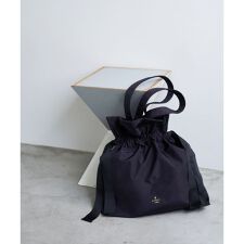 ランバン オン ブルー(LANVIN en Bleu)のグログランギャザートートバッグ