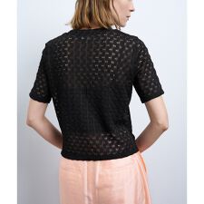 【手洗い可】シアーレースカットソー