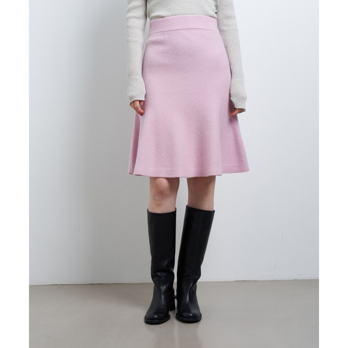 メモリークロスタックスカート | ランバン オン ブルー(LANVIN en Bleu