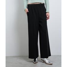 ダブルクロスゴムワイドパンツ