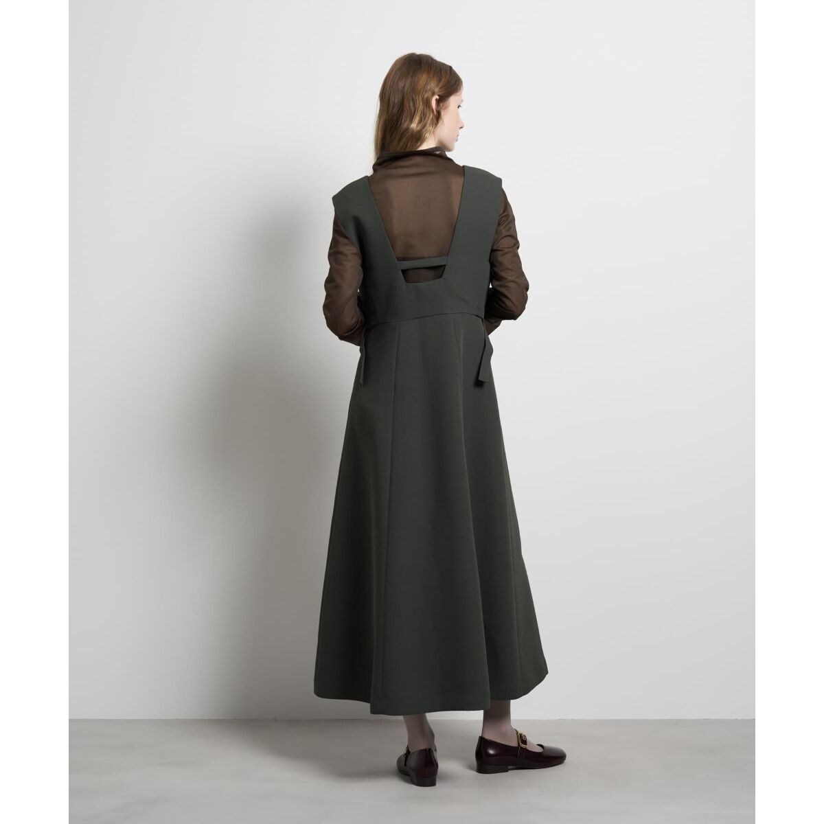 ダブルクロスジャンバースカート | ランバン オン ブルー(LANVIN en