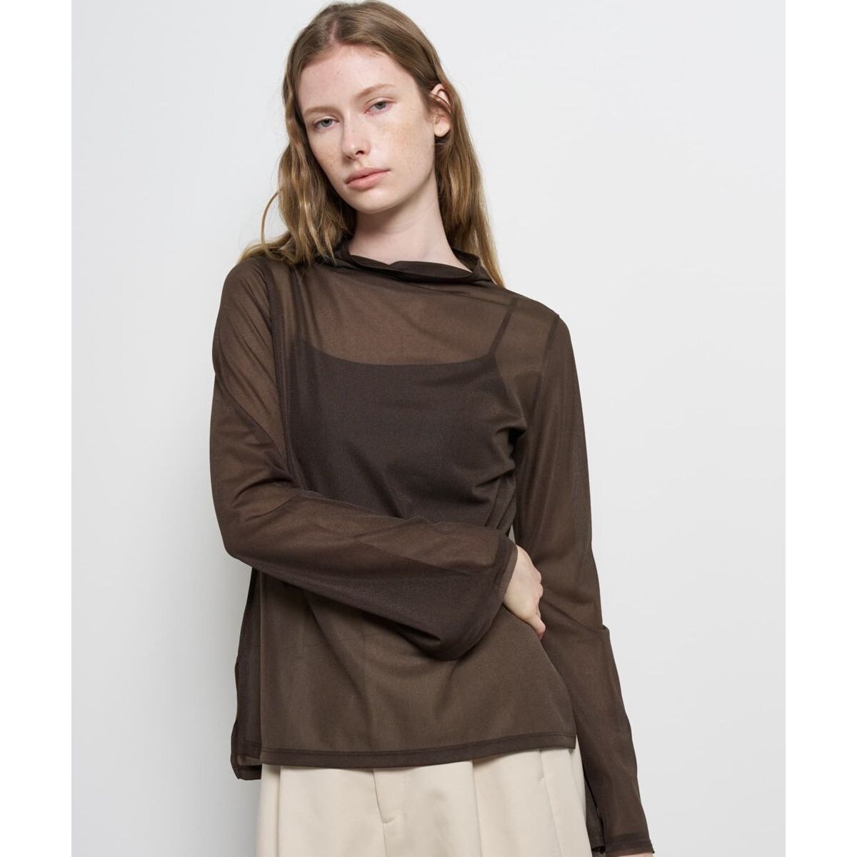 シアートリコットフレアスリーブカットソー | ランバン オン ブルー