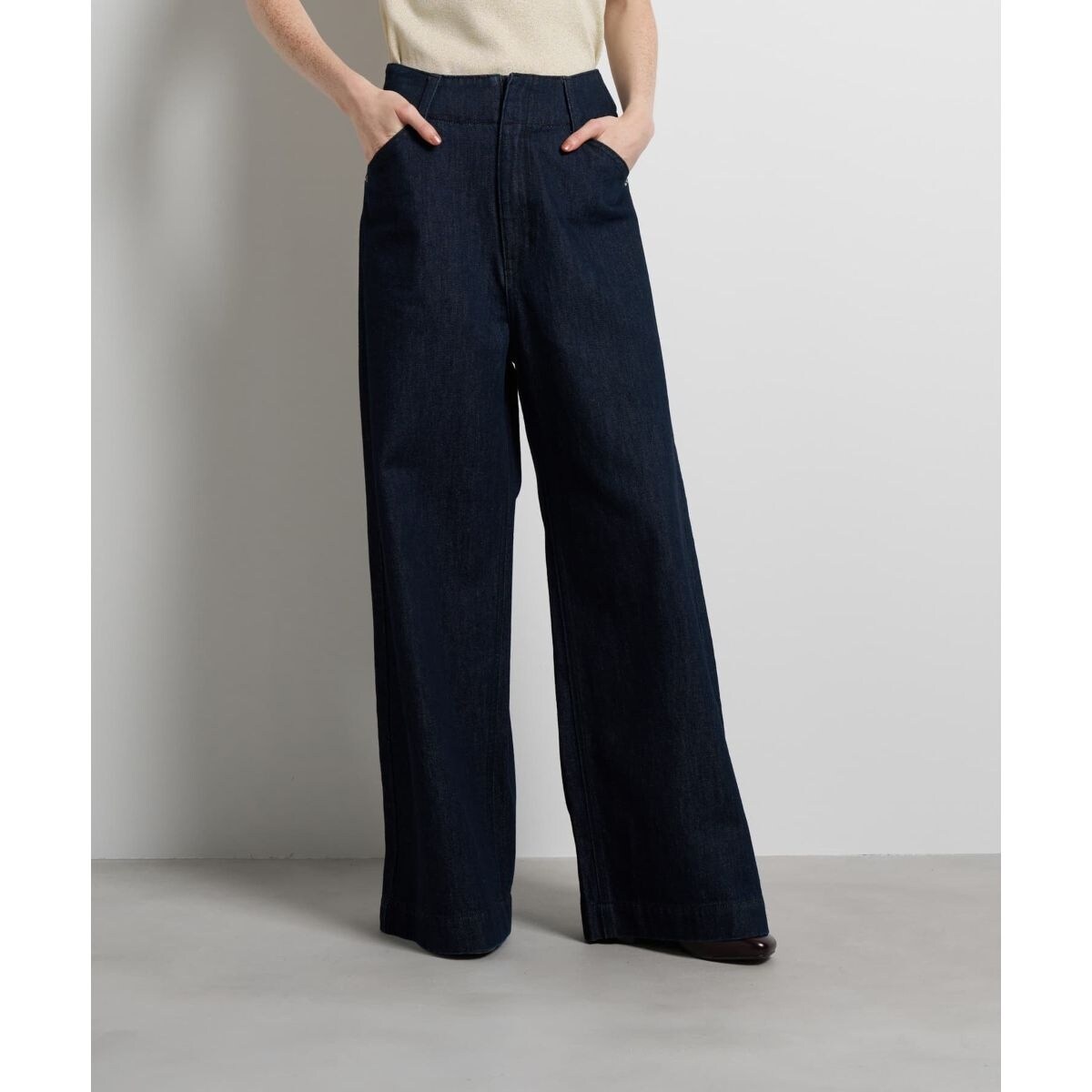 デニムワイドパンツ