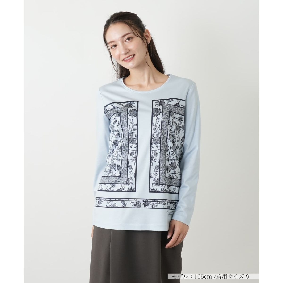 [�}���C]�v�����g�N���[�l�b�N�J�b�g�\�[�yROCHAS Premiere�z/�����A���iLeilian�j �T�b�N�X�u���[