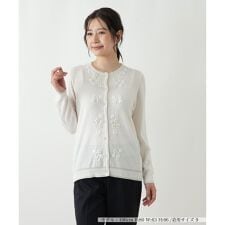 ラメ刺繍カーディガン【CORSINI & PROTI】