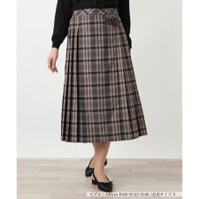 チェックプリーツスカート