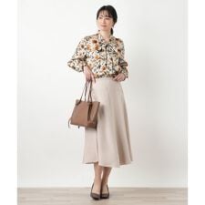 スエード調フレアスカート【25年10月カタログ】