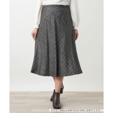 チェックフレアスカート【BOTTO GIUSEPPE】