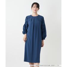 レース切替タックワンピース【セレモニー】