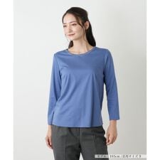 刺繍クルーネックカットソー【Leilian WHITE LABEL】