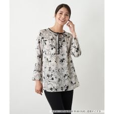 洗えるチュニックブラウス【25年10月カタログ】