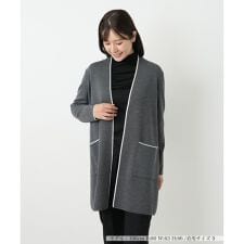 ノーボタンカーディガン