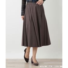 ミディ丈プリーツスカート