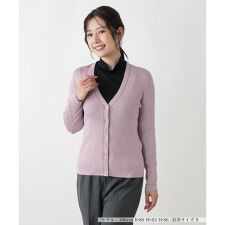 Vネックカーディガン【Leilian WHITE LABEL】