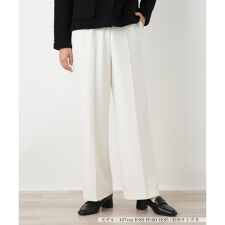 リラックスストレートパンツ【Leilian WHITE LABEL】