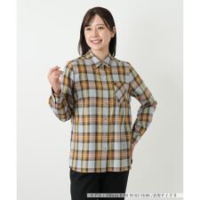 レリアン(Leilian)のチェックブラウス