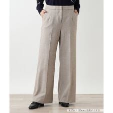 センタープレスワイドパンツ