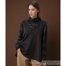 Vネックフレアベスト