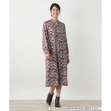 洗えるジオメトリプリントワンピース【25年10月カタログ】