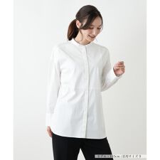 バンドカラーブラウス【ROCHAS Premiere】【REGGIANI】