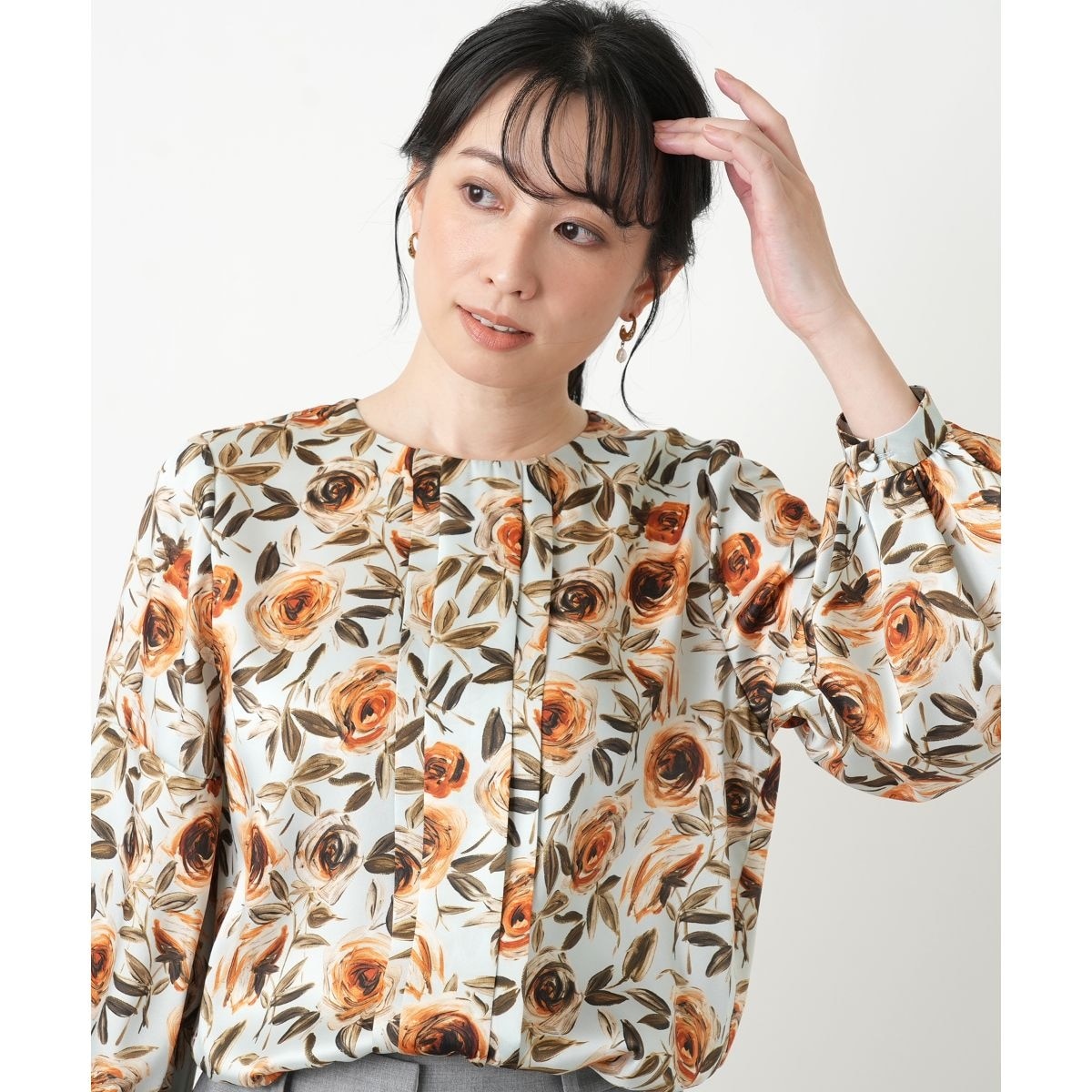 [�}���C]�ԕ��v�����g�u���E�X�yROCHAS Premiere�z�yRATTI�z/�����A���iLeilian�j �I�����W�n