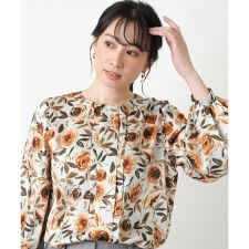 花柄プリントブラウス【ROCHAS Premiere】【RATTI】