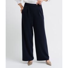 洗えるストレッチワイドパンツ【2025AW_フォーマル】