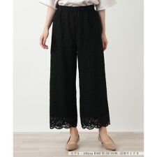 洗えるワイドパンツ