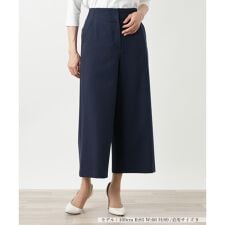 ロゴプレートワイドパンツ