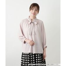 ウォッシャブル七分袖ブラウス