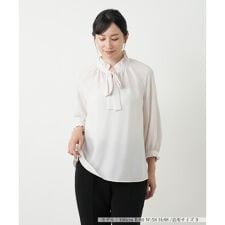 ウォッシャブル七分袖ブラウス