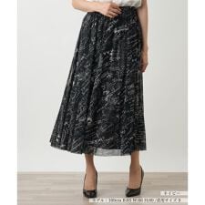 プリントフレアスカート