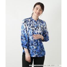 プリントブラウス【ROCHAS Premiere】