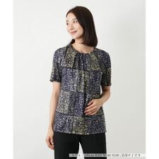 フラワープリントカットソー【ROCHAS Premiere】