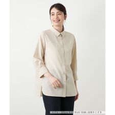 レリアン(Leilian)の七分袖ブラウス【Leilian WHITE LABEL】