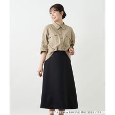 洗える異素材ドッキングワンピース【25年9月カタログ】