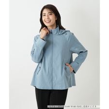 【はっ水加工素材】2WAYフーデッドジャケット