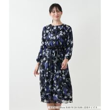 花柄ブラウススーツ【セレモニー】【Leilian WHITE LABEL】