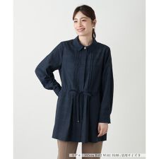 レリアン(Leilian)のチェックチュニックブラウス