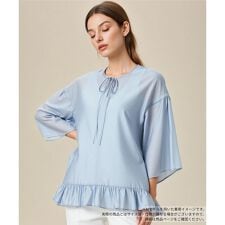 ペプラムブラウス