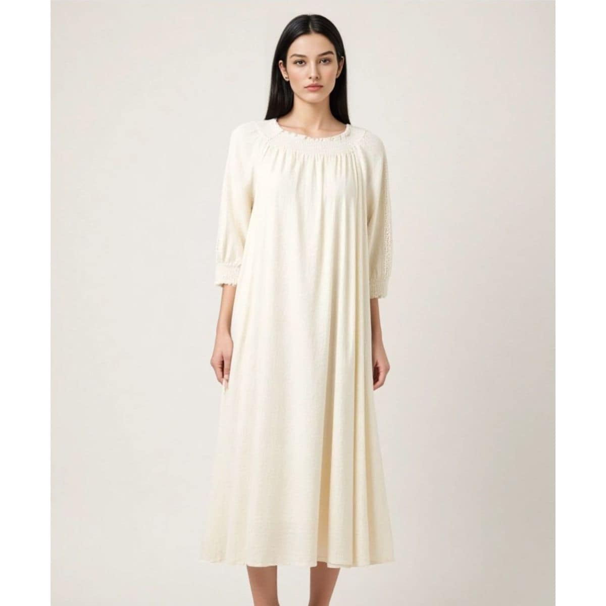 ギャザーワンピース