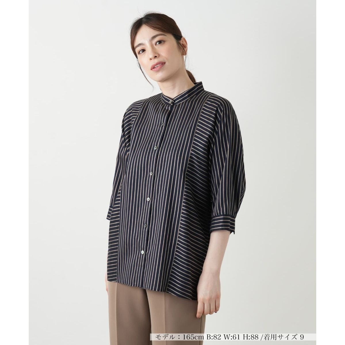 [�}���C]�X�g���C�v�o���h�J���[�u���E�X�yROCHAS Premiere�z/�����A���iLeilian�j �l�C�r�[