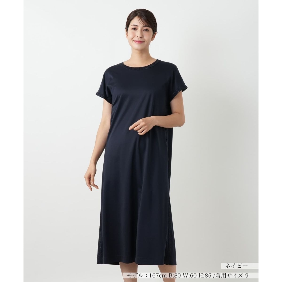 leur logette/ルールロジェット】COTTON SILK OP：ワンピース